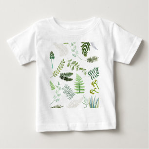 Camiseta Para Bebê Samambaias Ameaçadas