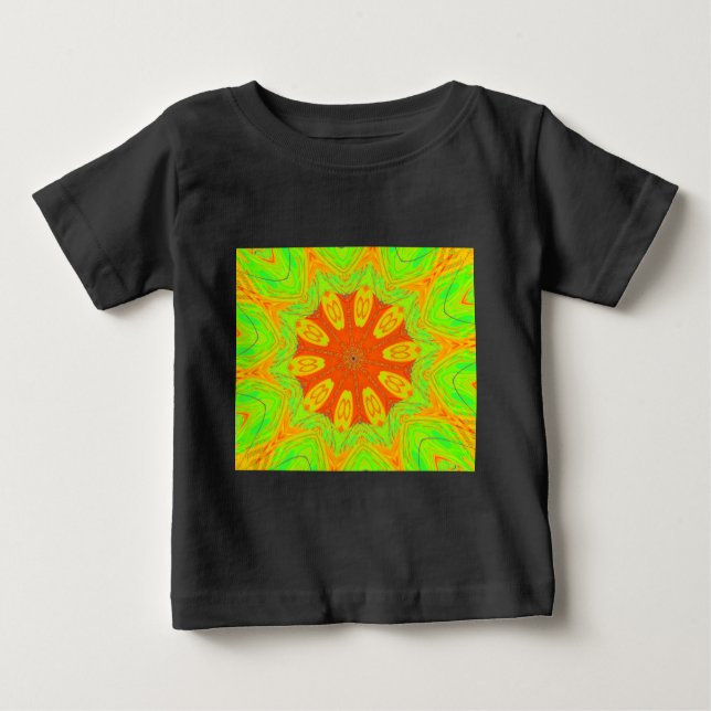 Camiseta Para Bebê Samba Motif Art Impressão (Frente)