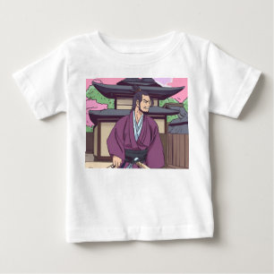 Camiseta Para Bebê samurai