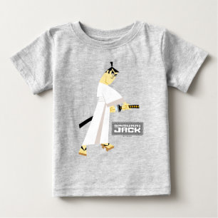 Camiseta Para Bebê Samurai Jack Drawing Sword