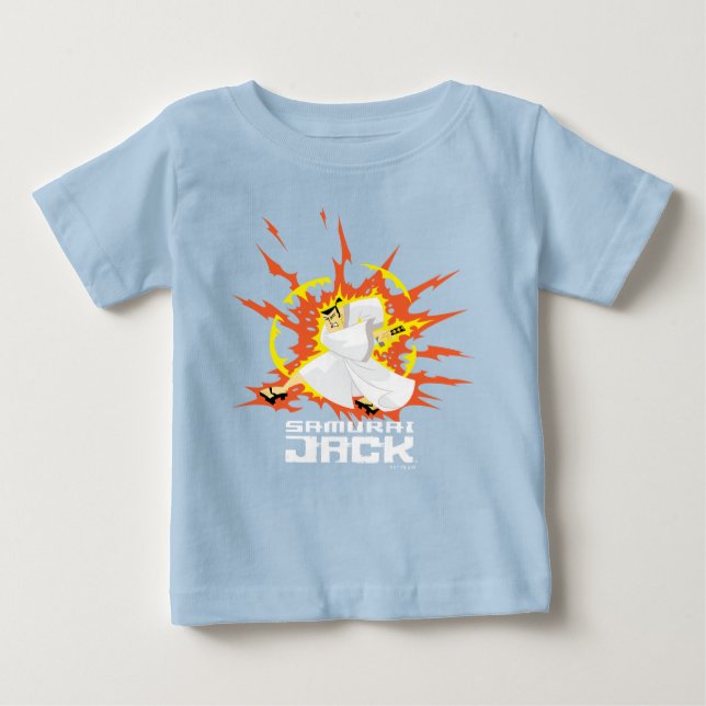 Camiseta Para Bebê Samurai Jack Energy Graphic (Frente)