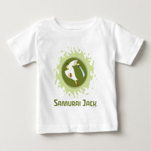 Camiseta Para Bebê Samurai Jack Pulando Gráfico