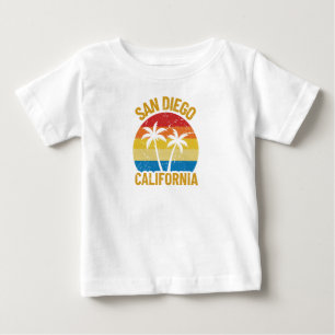 Camiseta Para Bebê San Diego Califórnia