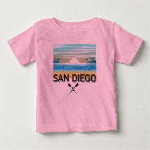 Camiseta Para Bebê San Diego Design - Baby Fine Jersey T-Shirt