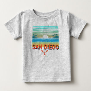 Camiseta Para Bebê San Diego Design - Baby Fine Jersey T-Shirt