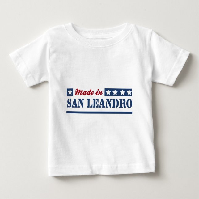Camiseta Para Bebê San Leandro CA.png (Frente)