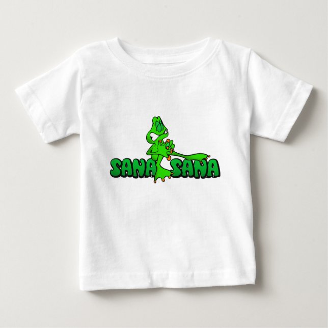 Camiseta Para Bebê Sana Sana Colita de Rana (Frente)