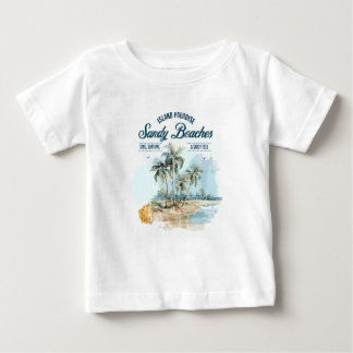 Camiseta Para Bebê Sand Beaches T-shirt para crianças