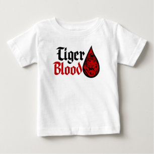 Camiseta Para Bebê Sangue do tigre