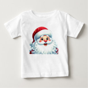 Camiseta Para Bebê Santa Clause Baby T-Shirt