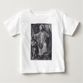 Camiseta Para Bebê Santo Boniface Inglês Benedictine monge