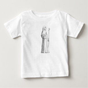 Camiseta Para Bebê Santo Catherine de Siena Virgin