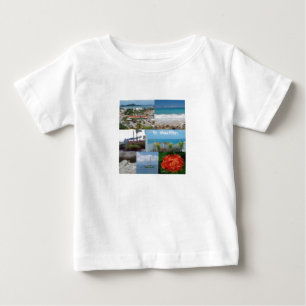Camiseta Para Bebê Santo De Sint Maarten, Maarten Foto Collage Baby