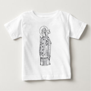 Camiseta Para Bebê Santo Deiniol Abade e Bispo
