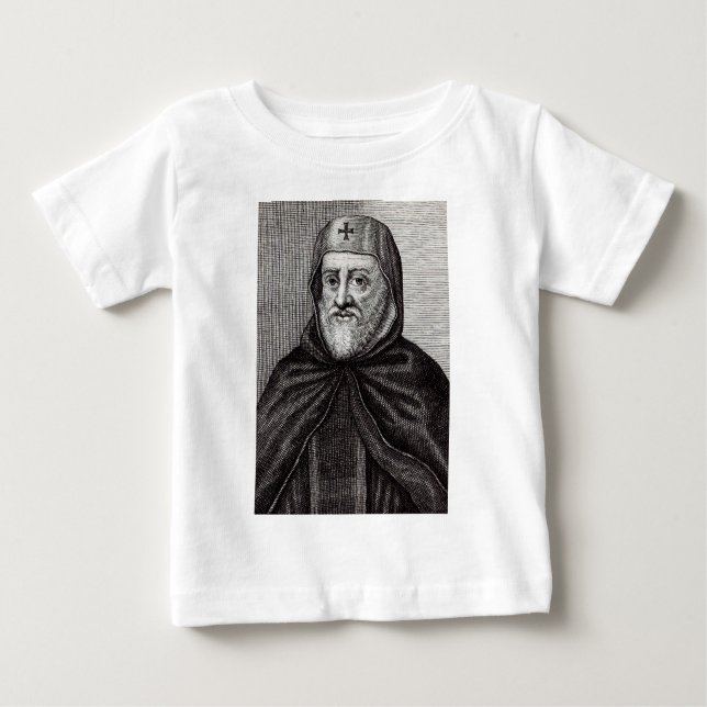 Camiseta Para Bebê Santo Ephrem, teólogo cristão sírio (Frente)