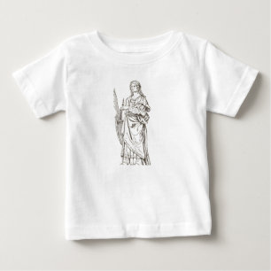 Camiseta Para Bebê Santo Lúcia por Bernardino Luini
