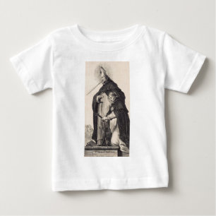Camiseta Para Bebê Santos Alberto Magno e Tomás de Aquino Arte Fina
