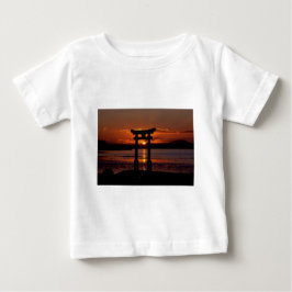 Camiseta Para Bebê Santuário Japonês Nagao