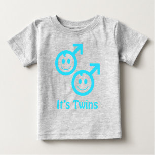Camiseta Para Bebê São gêmeos.