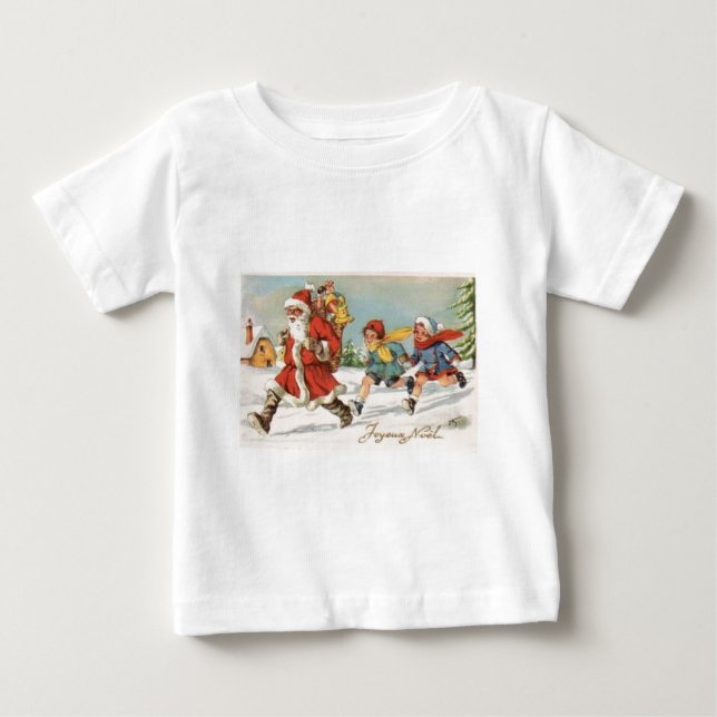 Camiseta Para Bebê São Nicolau (Frente)