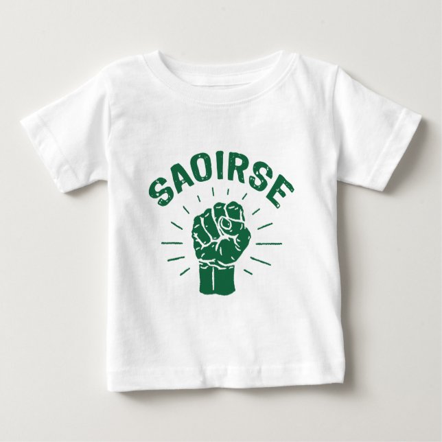 Camiseta Para Bebê Saoirse (Frente)