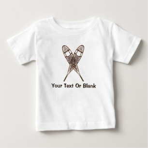 Camiseta Para Bebê Sapatos de neve
