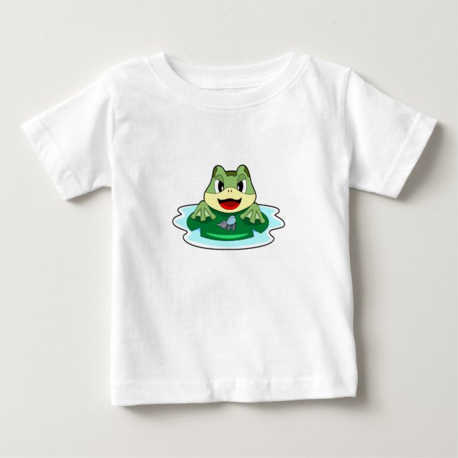 Camiseta Para Bebê Sapo (Frente)