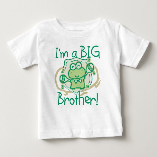 Camiseta Para Bebê Sapo Big Brother (Frente)