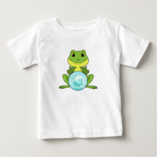 Camiseta Para Bebê Sapo com a bola Crystal