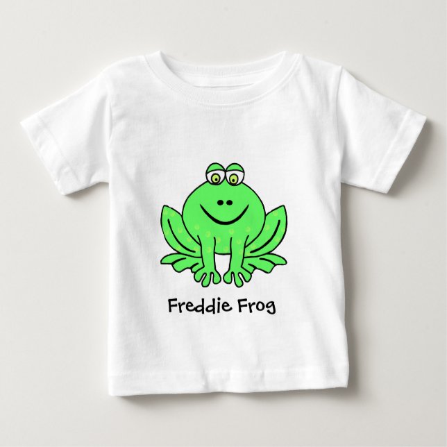Camiseta Para Bebê Sapo de Freddie (Frente)