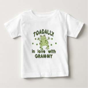 Camiseta Para Bebê SAPO DE Grammy TOADALMENTE
