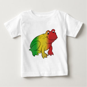 Camiseta Para Bebê Sapo de Rasta