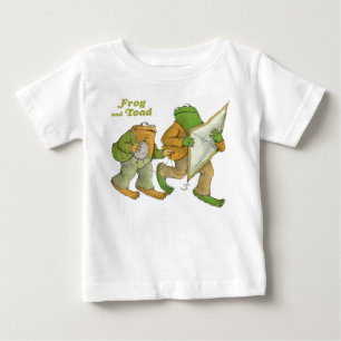 Camiseta Para Bebê Sapo e Sapo Voam uma pipa
