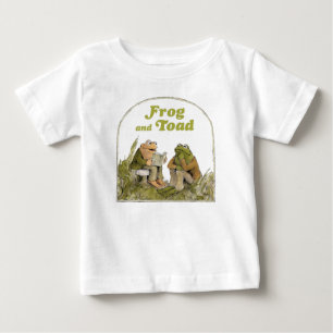 Camiseta Para Bebê Sapo e Toad leram um livro