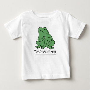 Camiseta Para Bebê Sapo Engraçado Aliado Não Rã