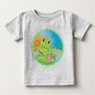 Camiseta Para Bebê Sapo Prince
