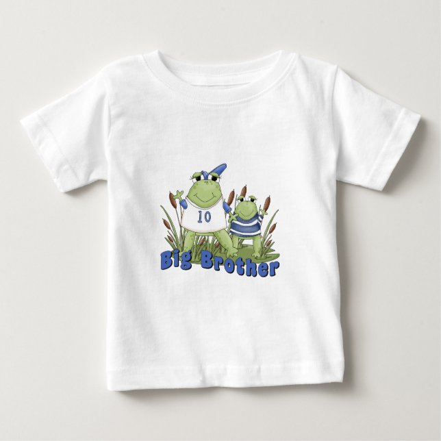 Camiseta Para Bebê Sapos Big Brother (Frente)