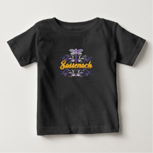 Camiseta Para Bebê Sassenach Dragonfly Azul