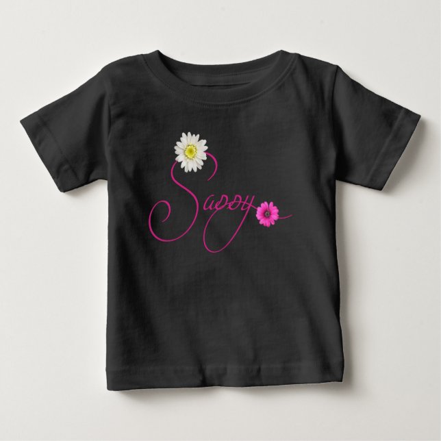Camiseta Para Bebê Sassy Toddler (Frente)