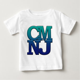Camiseta Para Bebê Saudações de Cape May, Nova Jersey
