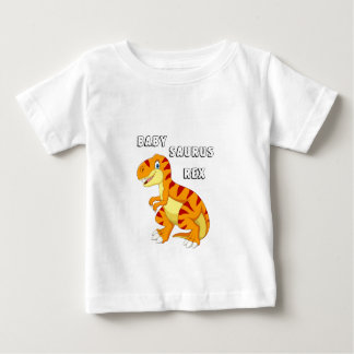 Camiseta Para Bebê Saurus do bebê