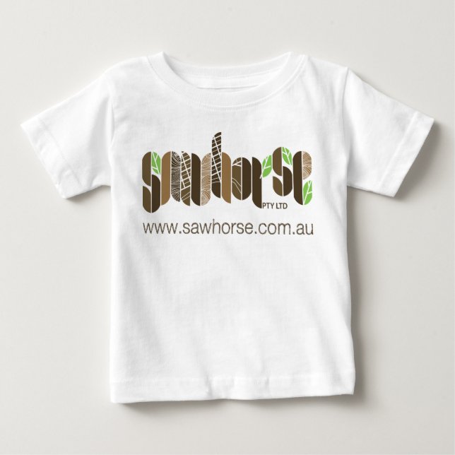Camiseta Para Bebê Sawhorse de Arlo (au) (Frente)