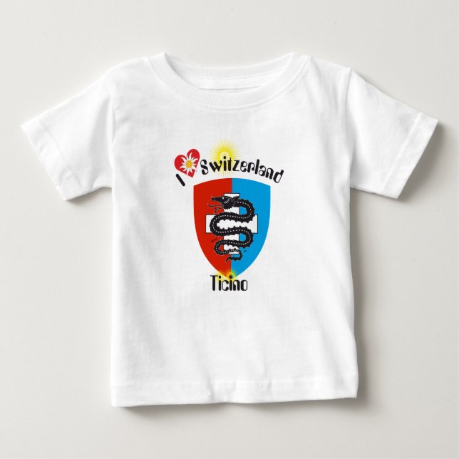 Camiseta Para Bebê Schweiz Suisse Svizzera Svizra Switzerland T-Shirt (Frente)
