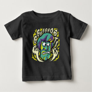 Camiseta Para Bebê Scooby-Doo Assustado
