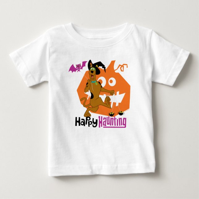 Camiseta Para Bebê Scooby-Doo | Feliz assombro (Frente)