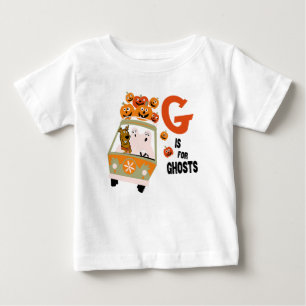 Camiseta Para Bebê Scooby-Doo G é para Fantasmas
