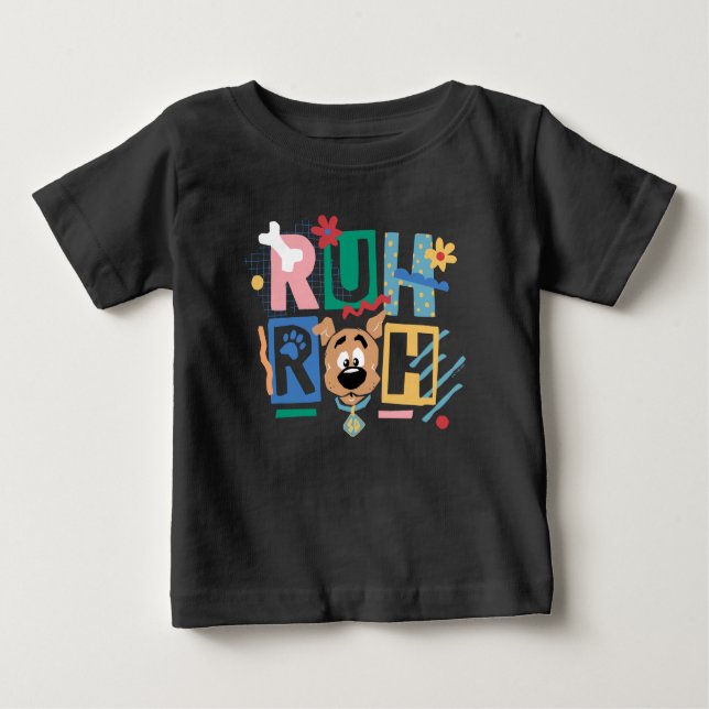Camiseta Para Bebê Scooby-Doo | Ruh Roh Baby Scooby-Doo (Frente)