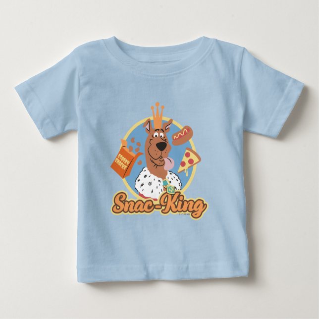 Camiseta Para Bebê Scooby-Doo Snac-King (Frente)