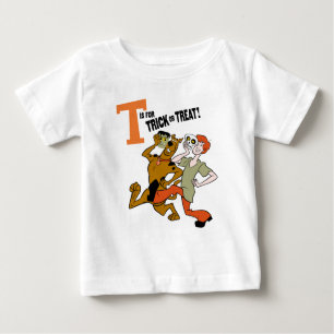 Camiseta Para Bebê Scooby-Doo   T é para Trick ou Tratat