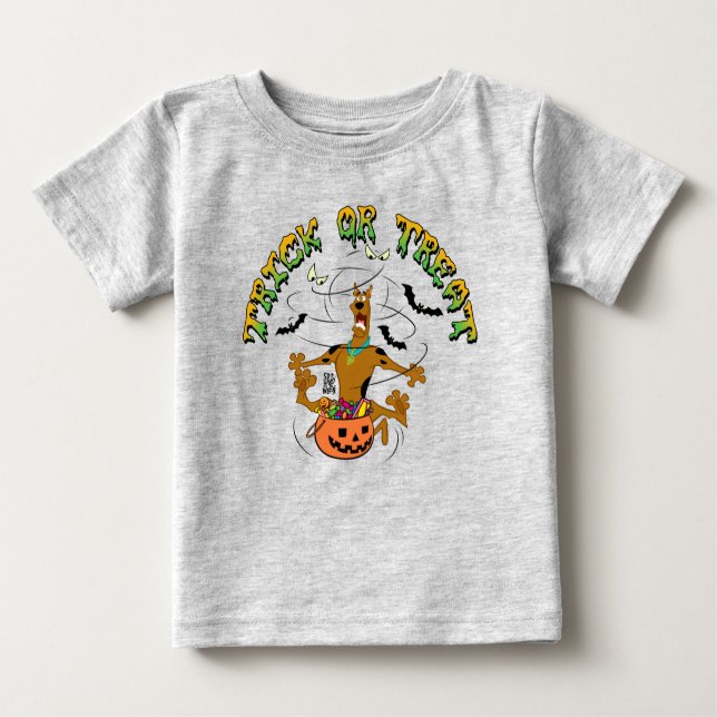 Camiseta Para Bebê Scooby-Doo | Truque do Tratado (Frente)